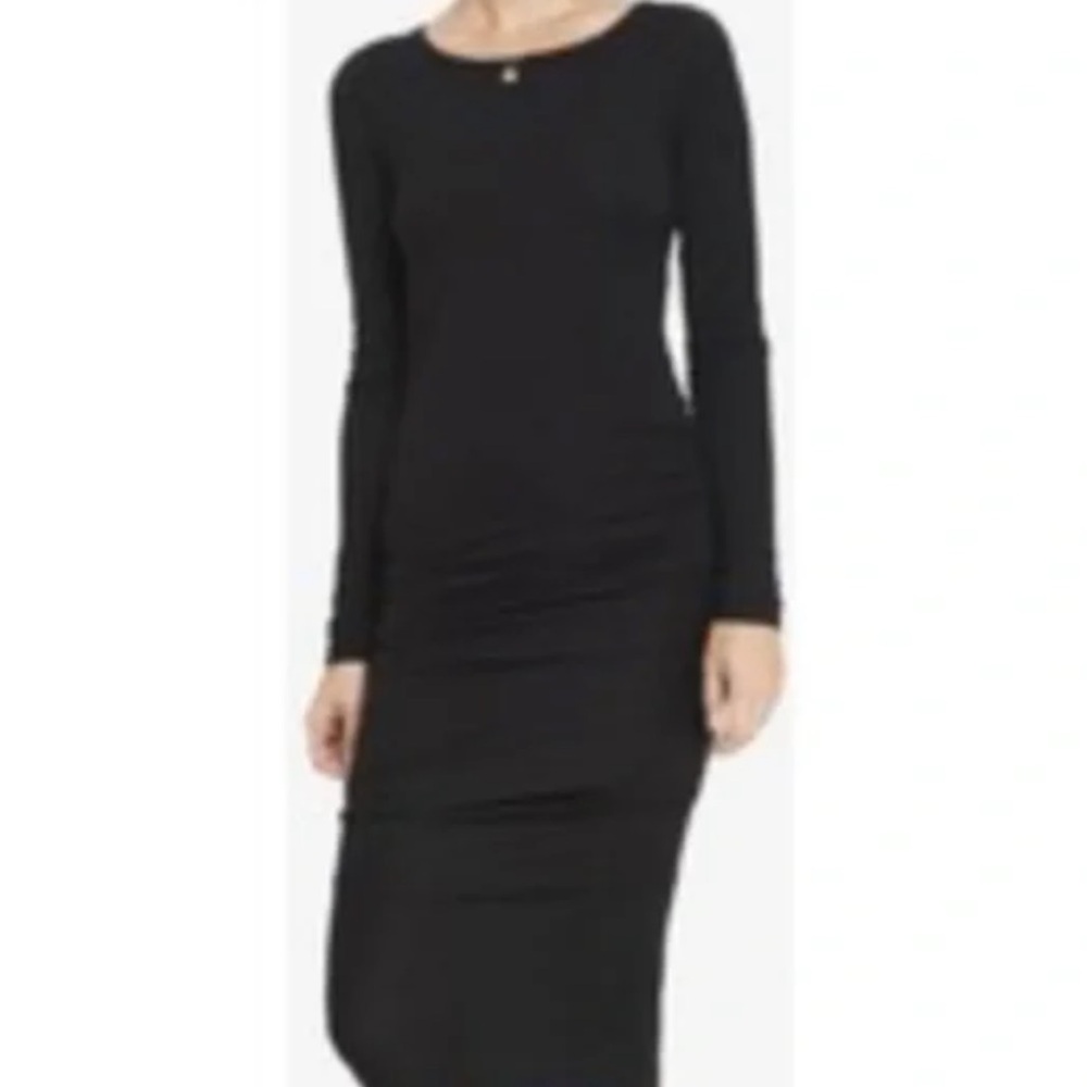 Express Classic Black Long Sleeve Dress